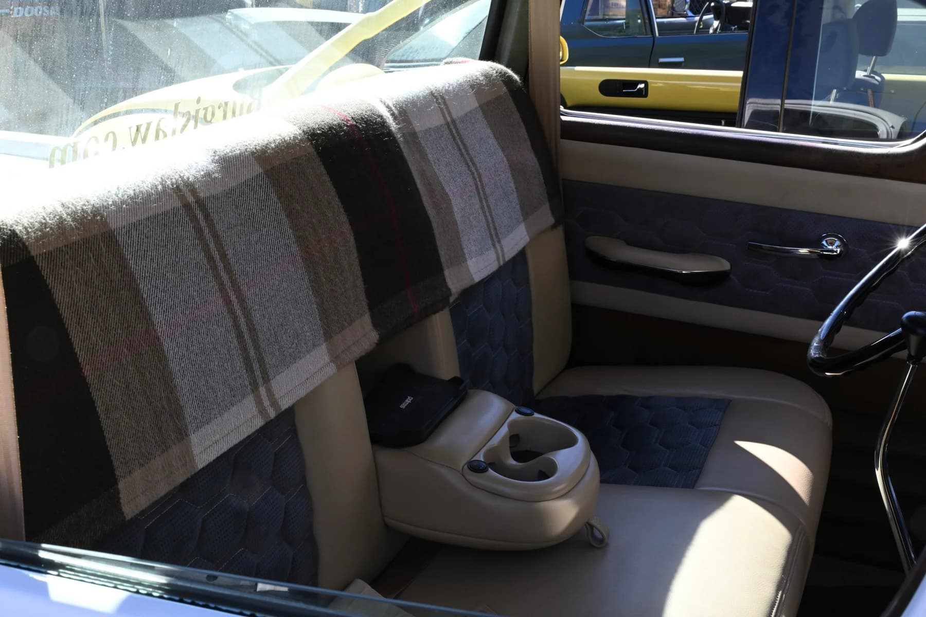 Bench seat and cabin trim.