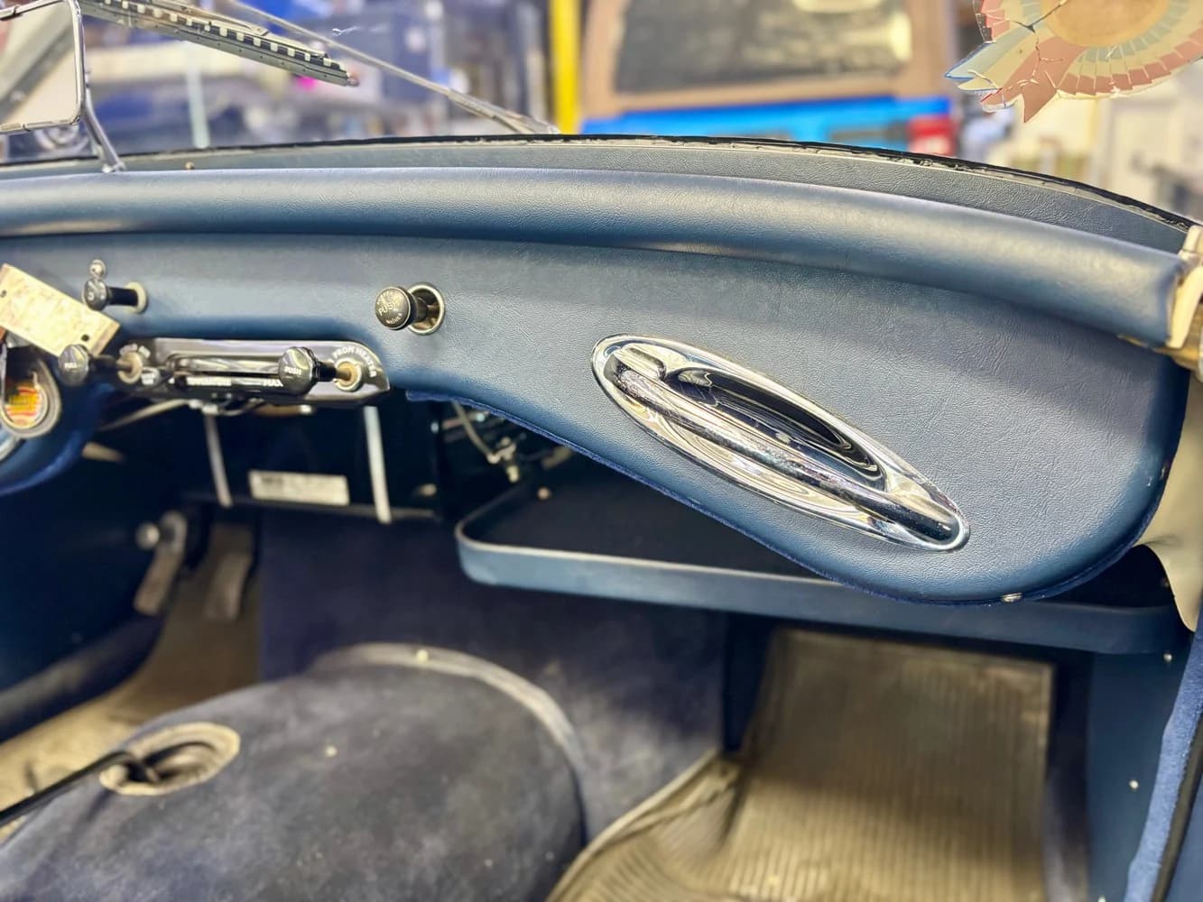 Original dashboard and cabin character.