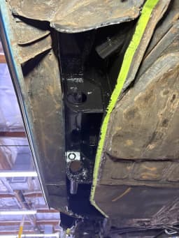 Underbody preparation and repair work.