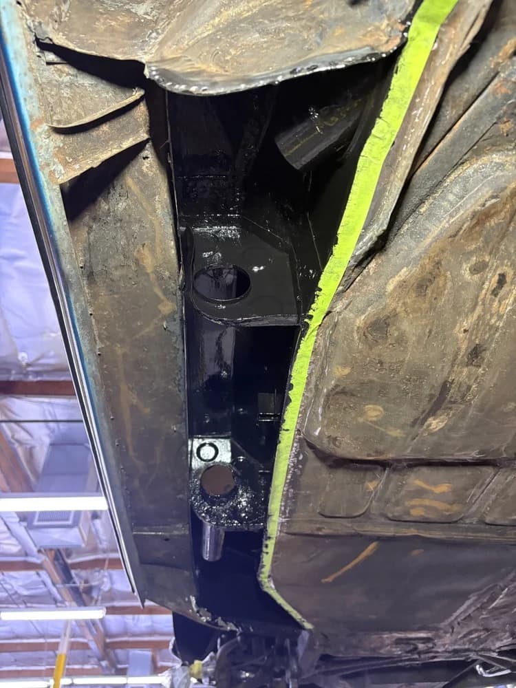 Underbody preparation and repair work.