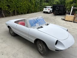 Front bodywork and cabin view outdoors.