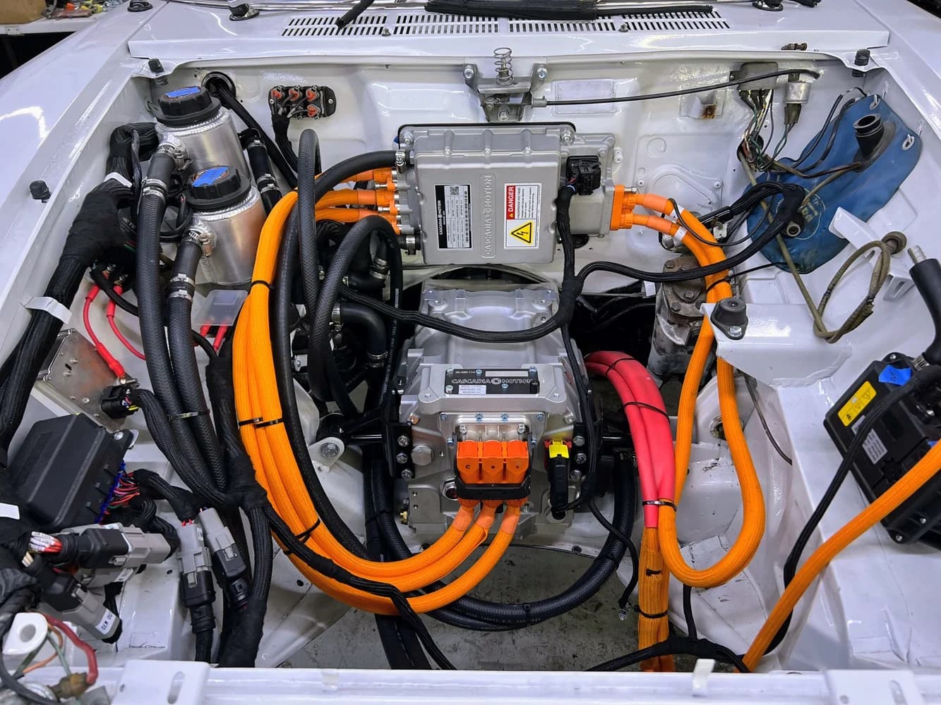 Electric drivetrain integration, October 2026.