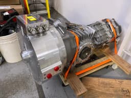 Motor and transmission integration hardware.