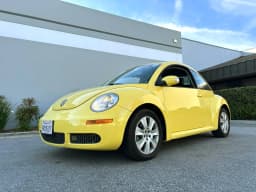 Exterior reference view of the actual yellow Beetle.