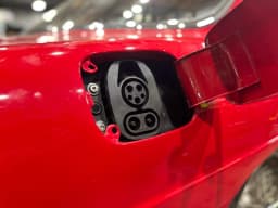 Charging-port integration in the Rivolta.