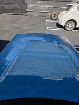 The panel after surface preparation.