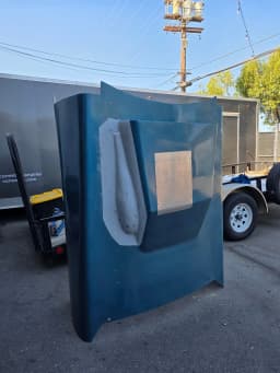 Panel fitment during fabrication.