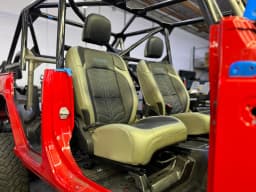 Cabin and seating installation.