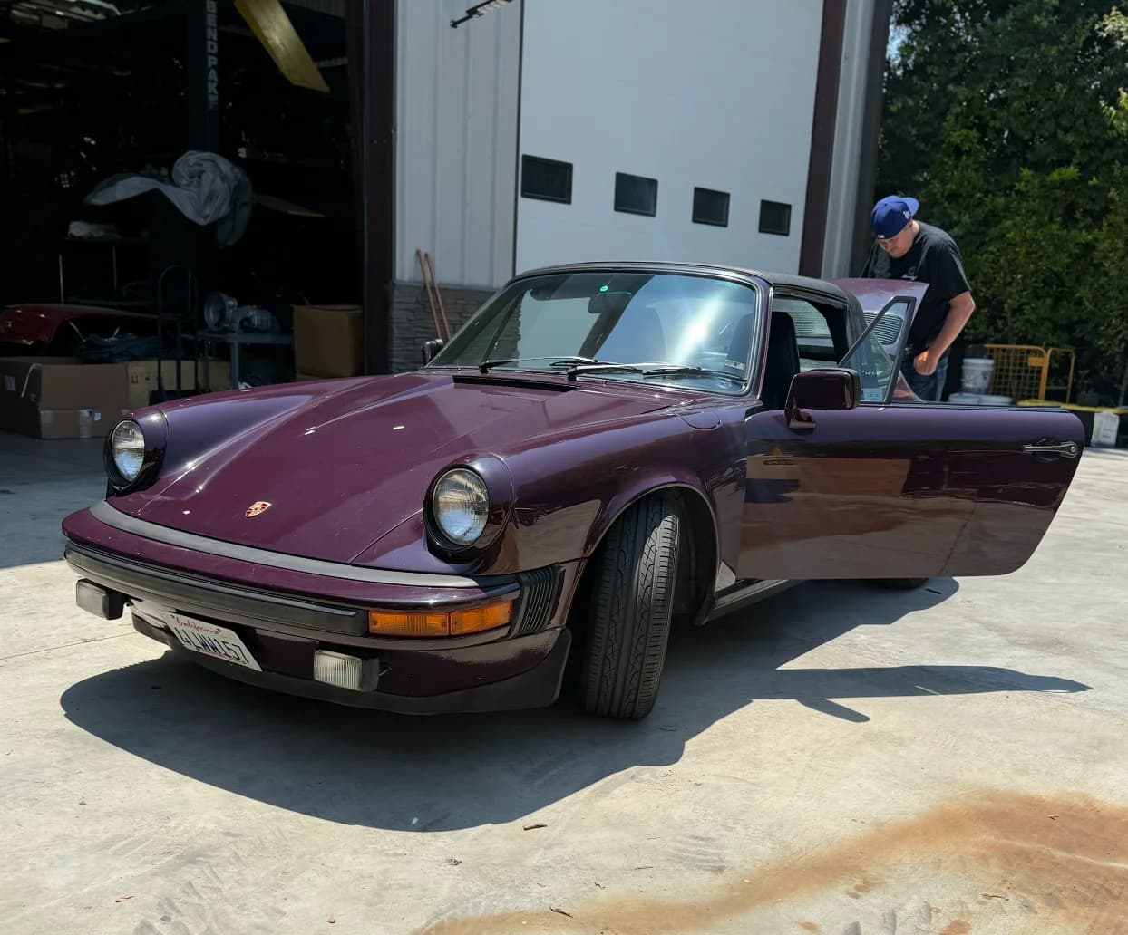 1978 Porsche 911 SC Targa at the Current workshop