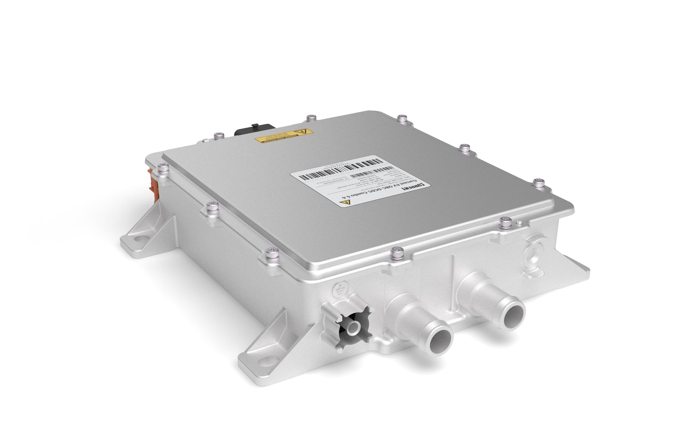 OBC-DCDC coolant connections, product render