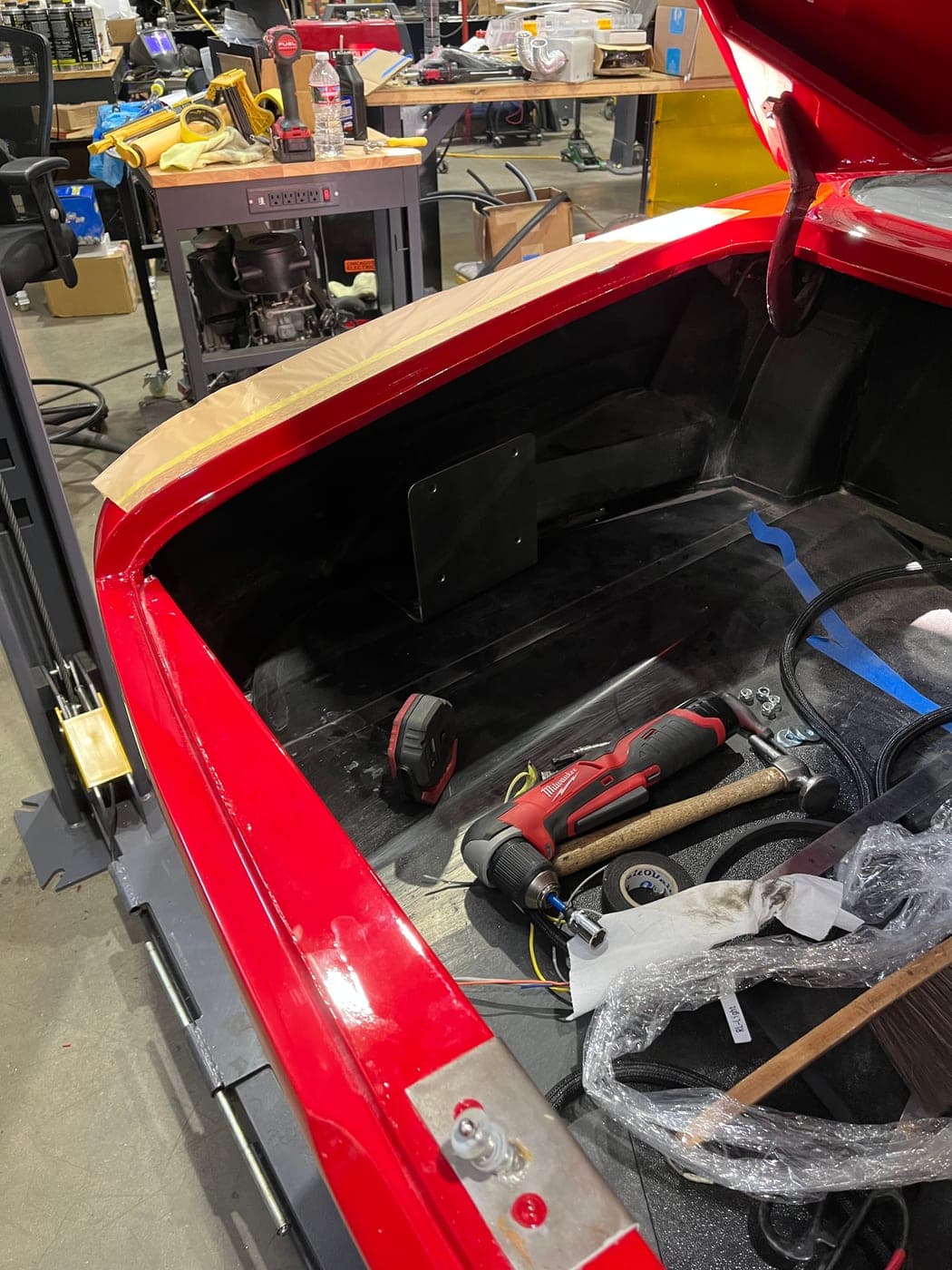 Work inside the Rivolta